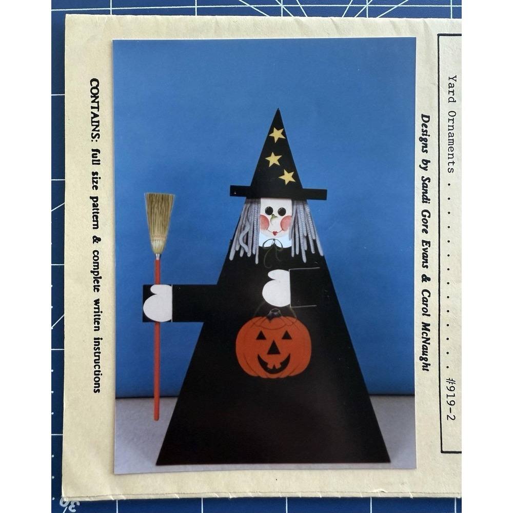 TRIXY WITCH - Roots & Wings - Tole Painting Pattern Uncut
